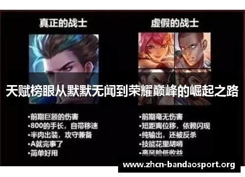 天赋榜眼从默默无闻到荣耀巅峰的崛起之路 天赋榜眼从默默无闻到荣耀巅峰的崛起之路